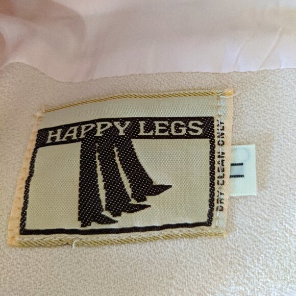 Vintage Happy Legs Double Breasted Blazer Jacket Pink M/L Retro Work Preppy - Picture 8 of 10